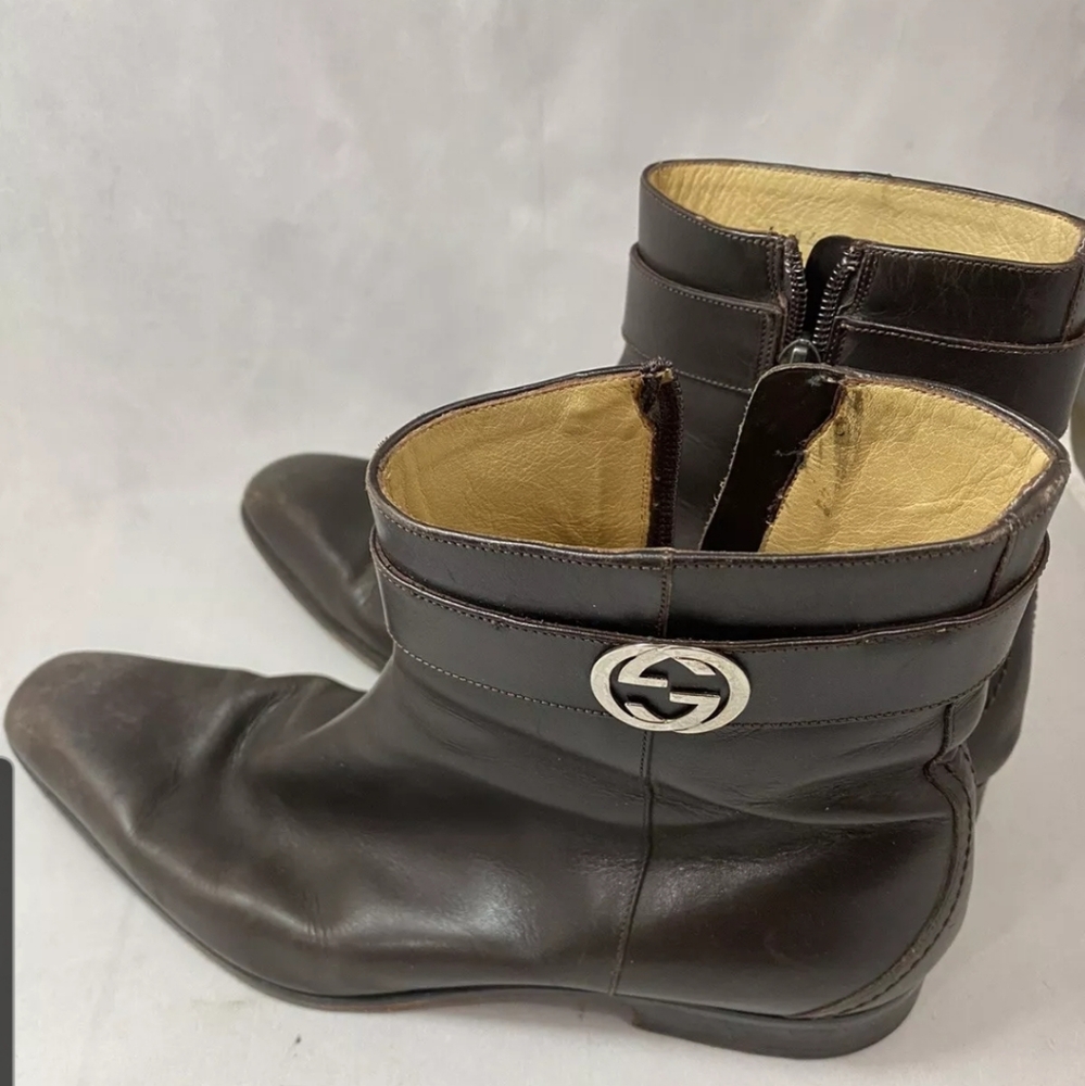 Gucci Interlocking Men's Leather